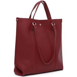 Tote Bag, Large Shoulder Handbag Red